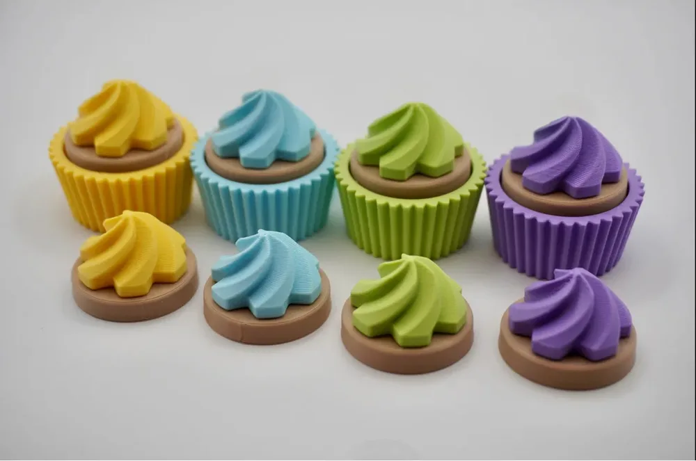 Cupcake Kliker Anahtarlık – Mavi — görsel 2