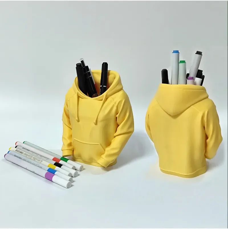 Kapüşonlu Sweat Kalemlik – Sarı — görsel 2