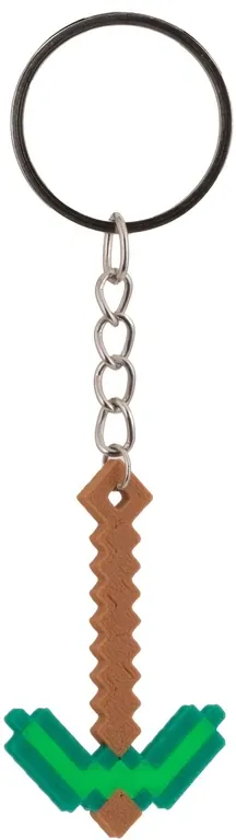 Piksel Kılıç Anahtarlık 3'lü Set – Yeşil — görsel 4