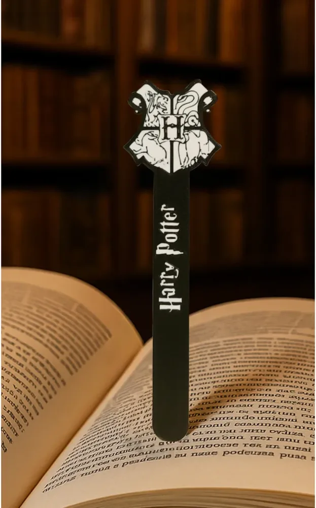 Sihirli Okul Armalı Kitap Ayracı – Siyah — görsel 3
