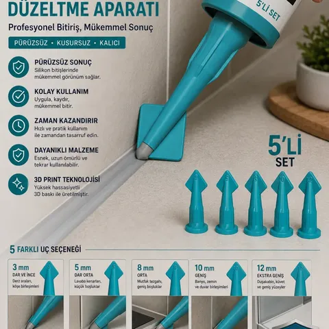 Silikon Düzeltme Aparatı 5'li Set